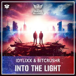 IDYLIXX & BITCRUSHR — Into The Light cover art